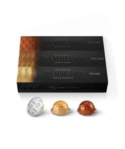 Nespresso Capsules VertuoLine, Barista Flavored Pack, Mild Roast Coffee, 30 Count Coffee Pods, Brews 7.77 Ounce