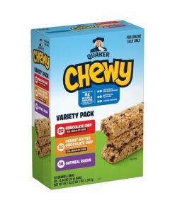 Quaker Chewy Granola Bars, 3 Flavor Variety Pack,58 Count (Pack of 1)