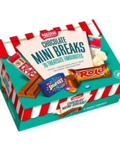 Nestlé Chocolate Mini’s Selection Box, 70 Chocolate Biscuit Bars – Kit Kat, Smarties, Rolos, Milkybar, Sharing Bulk Chocolate Box