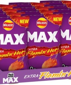 🔥 85% OFF Walkers Max Extra Flamin' Hot Crisps (12 Bags) – Only £4.05! 🚚 FREE Shipping! Hurry, While Stocks Last!