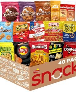 Frito-Lay Ultimate Snack Care Package, Variety Assortment of Chips, Cookies, Crackers & More, 40 Count