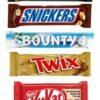 Ultimate Chocolate Multi Box – 24 Bars + 1 Bonus Treat! A delightful mix of Mars, Snickers, Twix, Bounty, and Kitkat, perfect for sharing or gifting!