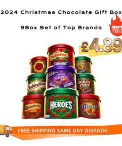 🎅 Unbeatable Price - 9 Box Set of Top Brands: Roses, Heroes, Quality Street, Celebrations, Terry's Orange, Qerry & More! 🎁