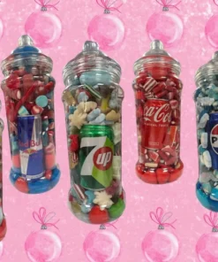 Jar of sweets - Can of juice - perfect gift