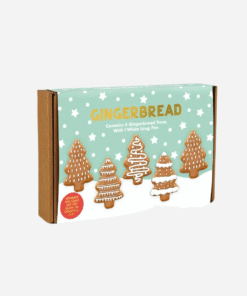 Treat Kitchen Decorate Gingerbread Christmas Trees Set（5 Trees）