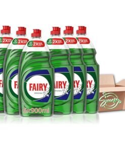 Fairy Original Washing Up Liquid | 6x900ml Bottles, Superior Cleaning Performance | Iconic Formula Sucasa