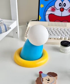 [Today Only Free Shipping!] Round Hand Clapping Lamp,Silicone Novelty Hand Lamp,Fun Night Light with Squishy Light,Adjustable Brightness Magnetic Night Light,Night Light for Kids,30-Minute Timer Setting