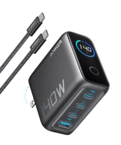 [New User Only Free Shipping]Anker Charger (140W, 4-Port, PD 3.1) with USB-C Cable