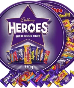 Cadbury Heroes Assorted Chocolate Tub 550G