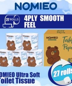 【While stocks last!】Nomieo Toilet Paper 27 Rolls 4plys Ultra Soft Toilet Tissue