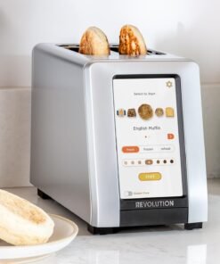 While Stocks Last：Revolution R270 High-Speed Touchscreen Toaster, 2-Slice Smart Toaster with Patented InstaGLO Technology & Gluten-Free, Panini & 16 Bread Modes