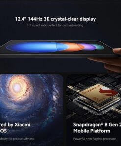 While Stocks Last：Xiaomi Tablet Xiaomi Pad 6S Pro 12.4 Snapdragon 8 Gen2 12.4" 3K 144Hz Display Hyper OS 10000mAh 120W Super Fast Charge Tablet PC
