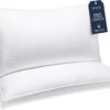Anniversary Celebration while stocks last：Beckham Hotel Collection Bed Pillows King Size Set of 2 - Down Alternative Bedding Gel Cooling Big Pillow for Back, Stomach or Side Sleepers